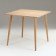 Square kitchen table, 800*800, sonoma oak