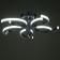 Causteen with FDD "Sylvia" 5xled 70W 3000-6000k Dimmer, chrome 56x56x11 cm Bayerluux