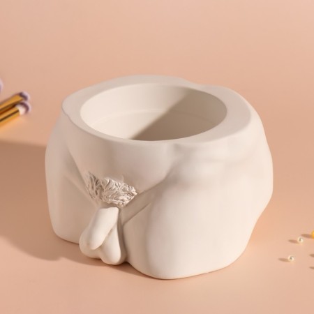 Interior item "Dignity" height 10 cm, width 17 cm white-5