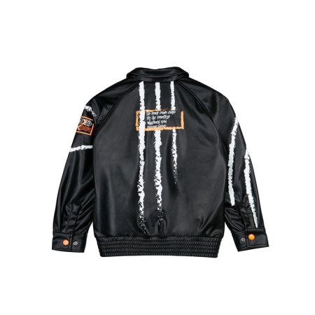 Eco -leather jacket for a boy PlayTode, height 140 cm-7