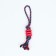 Cable toy "Knot with rings", up to 90 g, mix of flowers
