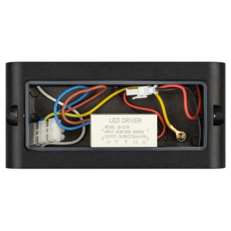 Decorative lighting LED 10W 3500k black IP54 for interior, facades of buildings-5