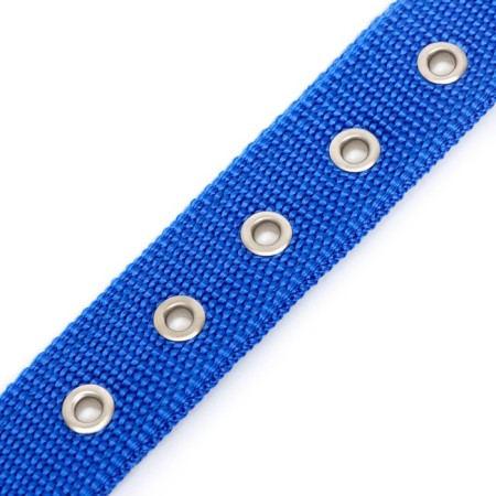 Collar "Comfort" Combined, 58 x 3 cm, Osh 45-52 cm, blue-4