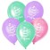 Shar Latex 12 "Tasty Birthday", pastel, set 25 pcs., Mix color