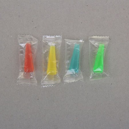 Set of disposable mouthpieces, 100 pcs, l = 3 cm, mix