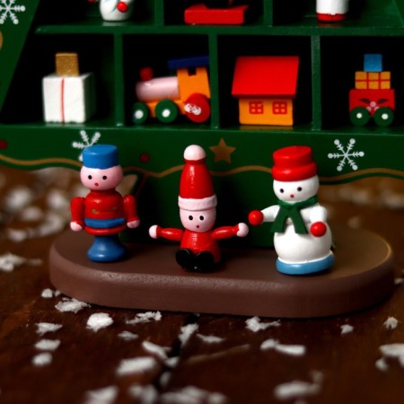 New Year. Souvenir "Christmas tree with cells for gifts", 26 × 30 cm-3