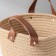 Basket for storage of manual work "Aiko", 21.5 × 21.5 × 16.5 cm, with handles, beige color