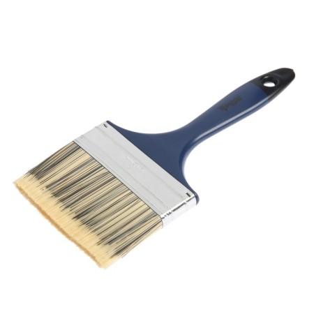 Brush flat tundra, artificial bristles, plastic handle, 4 ", 100 mm
