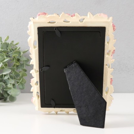 Photo frame Polystone 10x15 cm "Garden with pionoid roses" 16.5x2.1x21.3 cm-3