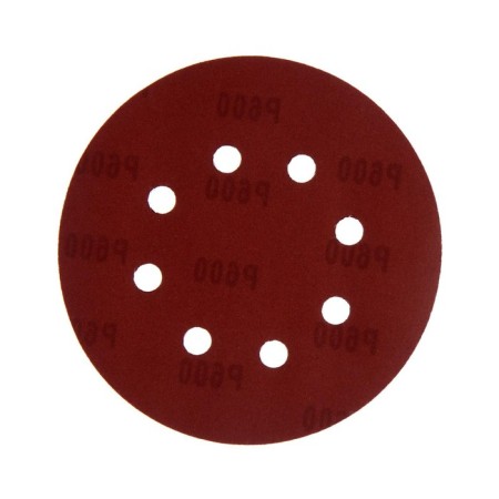 Circle of abrasive grinding under the "Velcro" tundra, perforated, 150 mm, p600, 5 pcs.-5