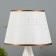 Board lamp "Marmor" E14 40W White-gold 23x23x35 cm Risalux