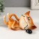 Souvenir Polystone Lac "cat plays with a computer mouse" 12x8.5x6.8 cm