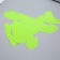 The phosphorus "plane" sticker with glue pads mix 29.5x25 cm