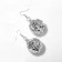 Earrings "Dishros Shar", color silver