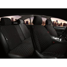 Capes for the entire Carfashion Sokol Plus salon, black/black/red color
