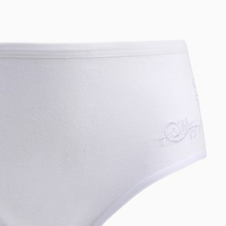 Cowards women's slips, white/monogram color, size 54-56-1