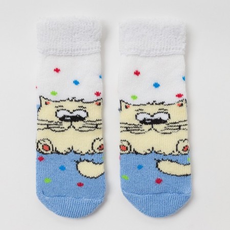 Nosk children's terry "cat" Blue color, size 9-10