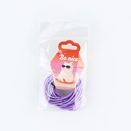 Hair gum "Be Nice" 18 pcs., Diam. 4 cm-5
