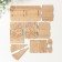 The desktop organizer "Cosmonaut" 18x12.5x9 cm (set of 9 parts)