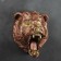 Suspension decor "Bear's head" bronze, 24x35x42cm