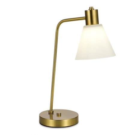 Evoluce bedside lamp. Sle1561-304-01. Arki. 1x60 watts, E27, 16x16x43.8 cm, brass color-1