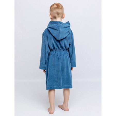 Baby robe, height 110 cm, dark blue color-2