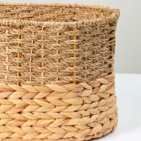 Wicker basket, 32x22x19, reeds, seaweed-1