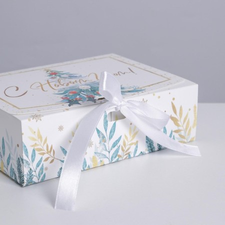 Folding Gift Box "Magic", 16.5 x 12.5 x 5 cm, New Year-3
