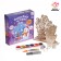 Set for creativity 3D picture - nightlight "Snowman"