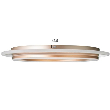 Luer with PDD "Ringo" 2XLED 112W 3000-6000K gold 50x50x5 cm BayerLux-7