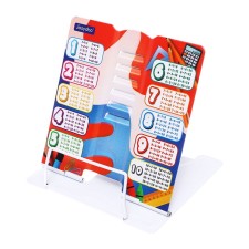 Book stand Metal 15.2 x 15.2 x 12.5cm table of multiplication