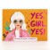 Facial matting napkins Yes, Girl, Yes, 50 pcs, Beauty Fox