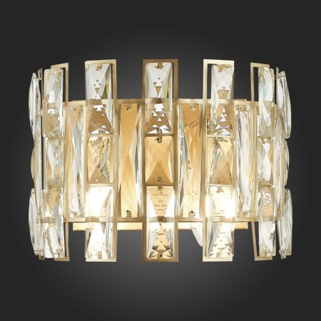 Sconces st. SL1626.201.02. Anzio. 2x40 W, E14, 27x21.5 cm, Shampan-2