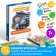 The board game-book "Box of Knowledge. Inventions of mankind ", 50 cards, cubes, 7+