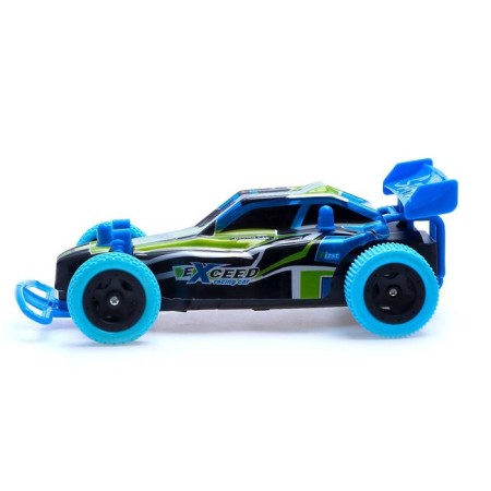 Radio controlled car "Baggi" works on the battery, green color-1