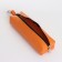 Key of lightning, length 16 cm, ring, carbine, orange color