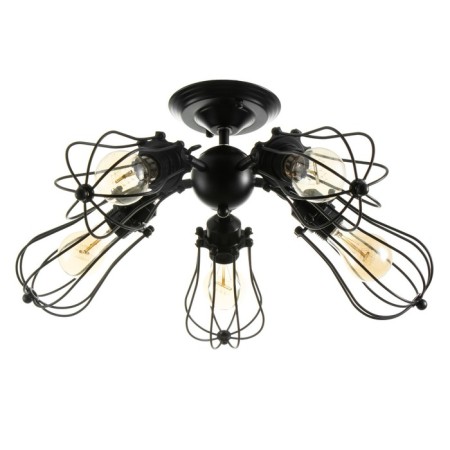 Loofer chandelier 5he27 40W Black 50x50x14.5cm BayerLux