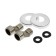 Bath mixer Istok Life Standard 0402.417, two -wound, with long surge, chrome
