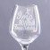 Ground glass "twin" engraving, 350 ml