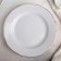 Porcelain plate "Exquisite", D = 20 cm, white