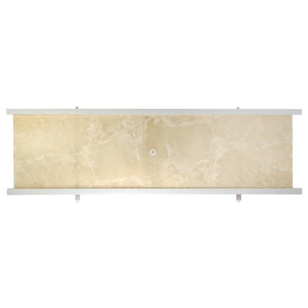 Bath screen "Beam marble", 168 cm