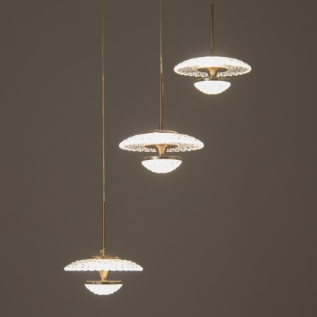 Lamp Bayerlux "Ghanvi" Led 36W 4000k gold 16x16x19-110 cm-4