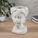 Vase Ceramics "Blooming Thoughts" 13.5x20 cm, white