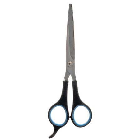 Delight scissors for haircuts, black and blue-2