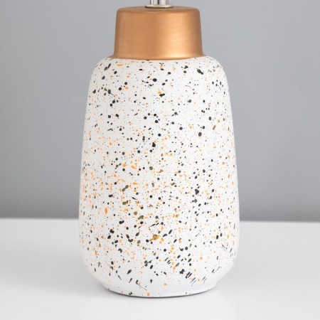 Table lamp "Kiang" 1x40W E14 white/gold 22x22x38cm-3