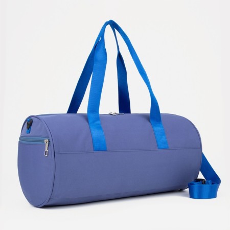 Sports bag with lightning, external pocket, blue color