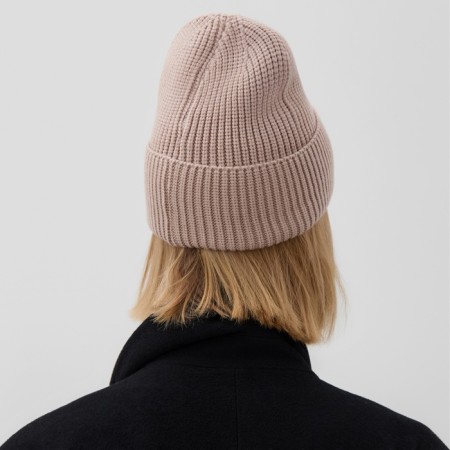 Women's hat minku with gateway, size 54-56, beige color-2