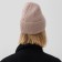 Women's hat minku with gateway, size 54-56, beige color