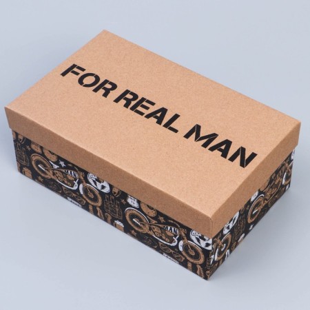 Set of boxes 6 in 1, gift packaging, “for the best man”, 12 x 7 x 4 - 22 x 14 x 8.5 cm-3