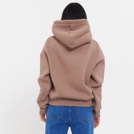 Women's sweatshirt was launched, brown color, size 42-46 (One size)-1